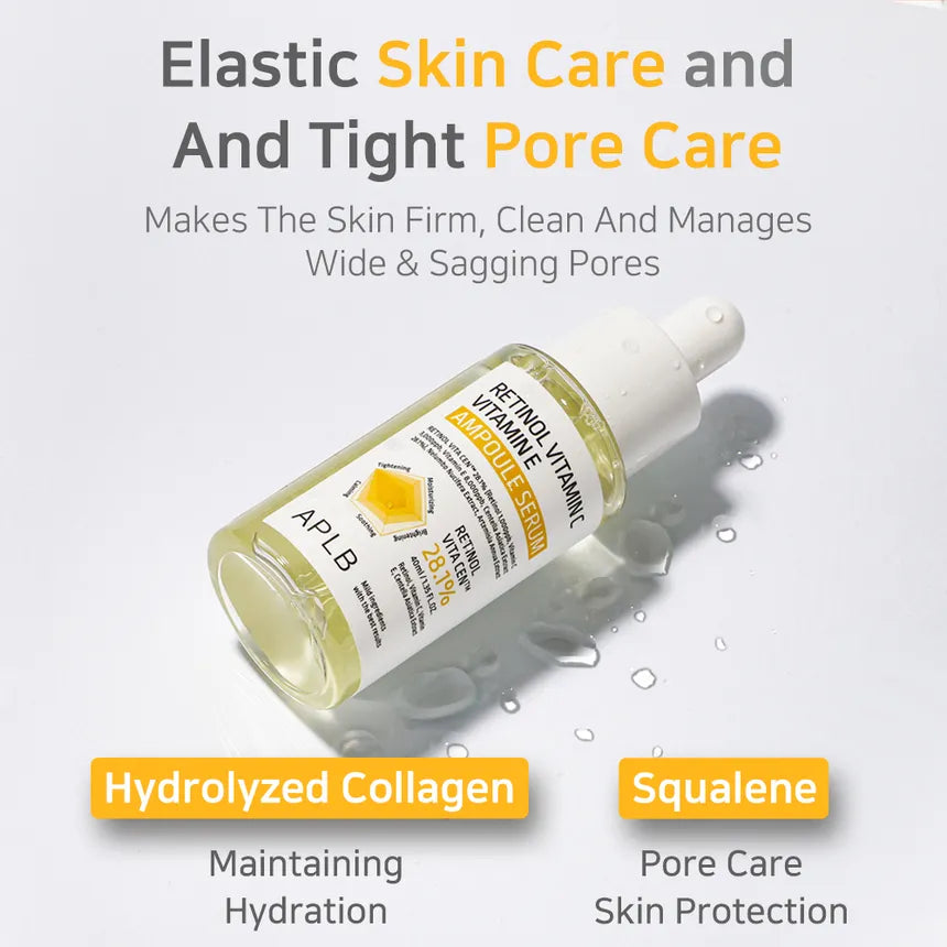 Retinol Vitamin C Vitamin E Ampoule Serum 40ml-APLB-Matakana Pharmacy