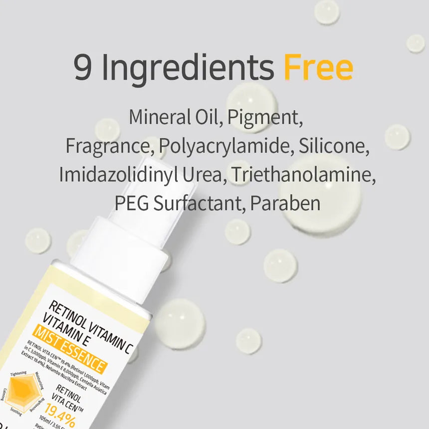 Retinol Vitamin C Vitamin E Mist Essence 105ml-APLB-Matakana Pharmacy