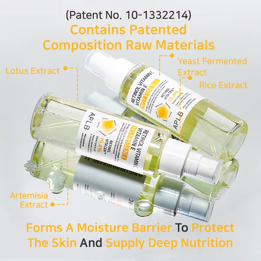 Retinol Vitamin C Vitamin E Mist Essence 105ml-APLB-Matakana Pharmacy