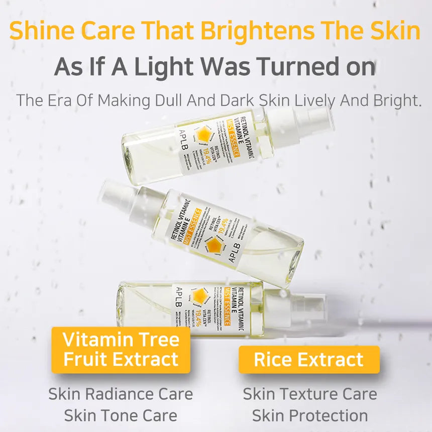 Retinol Vitamin C Vitamin E Mist Essence 105ml-APLB-Matakana Pharmacy
