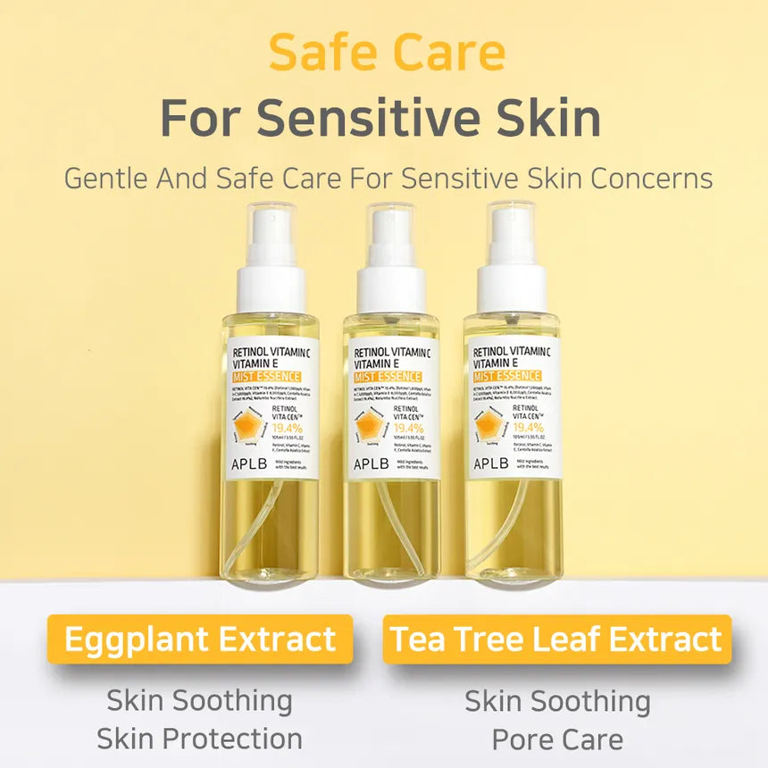 Retinol Vitamin C Vitamin E Mist Essence 105ml-APLB-Matakana Pharmacy