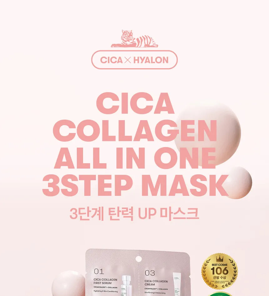 Cica Collagen All In One 3 Step Mask-VT-Matakana Pharmacy