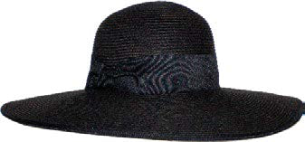 Ladies Hat Bermuda Black