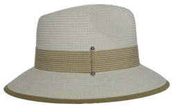 Ladies Hat Flynn Ivory side on view