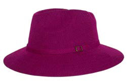 Ladies Hat Nubby Purple