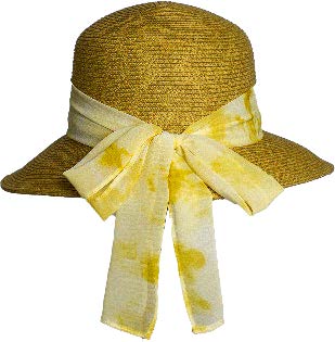 Ladies Hat Tye Yellow