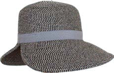 Ladies Hat Visor Aubrey in Grey colour