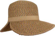 Ladies Hat Visor Aubrey Natural