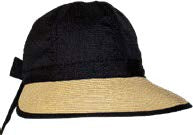 Ladies Hat Visor Karli Black-Matakana Pharmacy