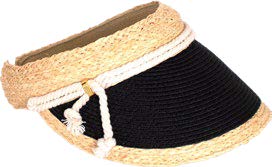Ladies Visor Lavish Black