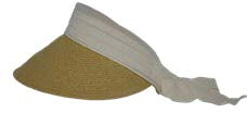 Ladies Visor Millie White
