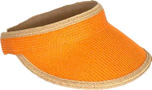 Ladies Visor Tropical Orange