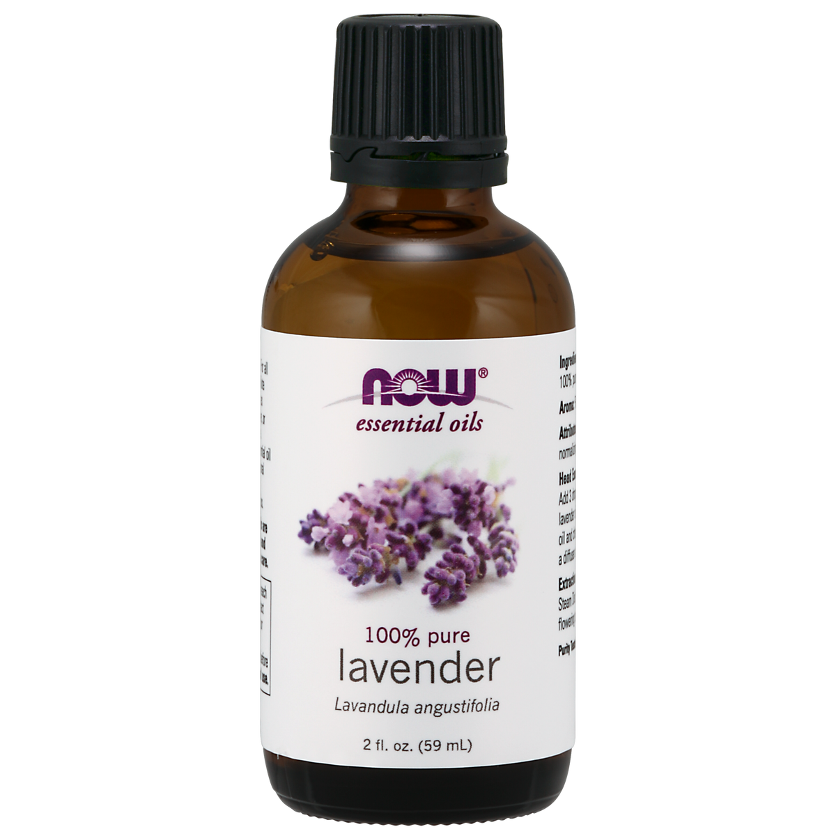 NOW Essential Oil 100% Pure Lavender 59ml-NOW Supplements-Matakana Pharmacy