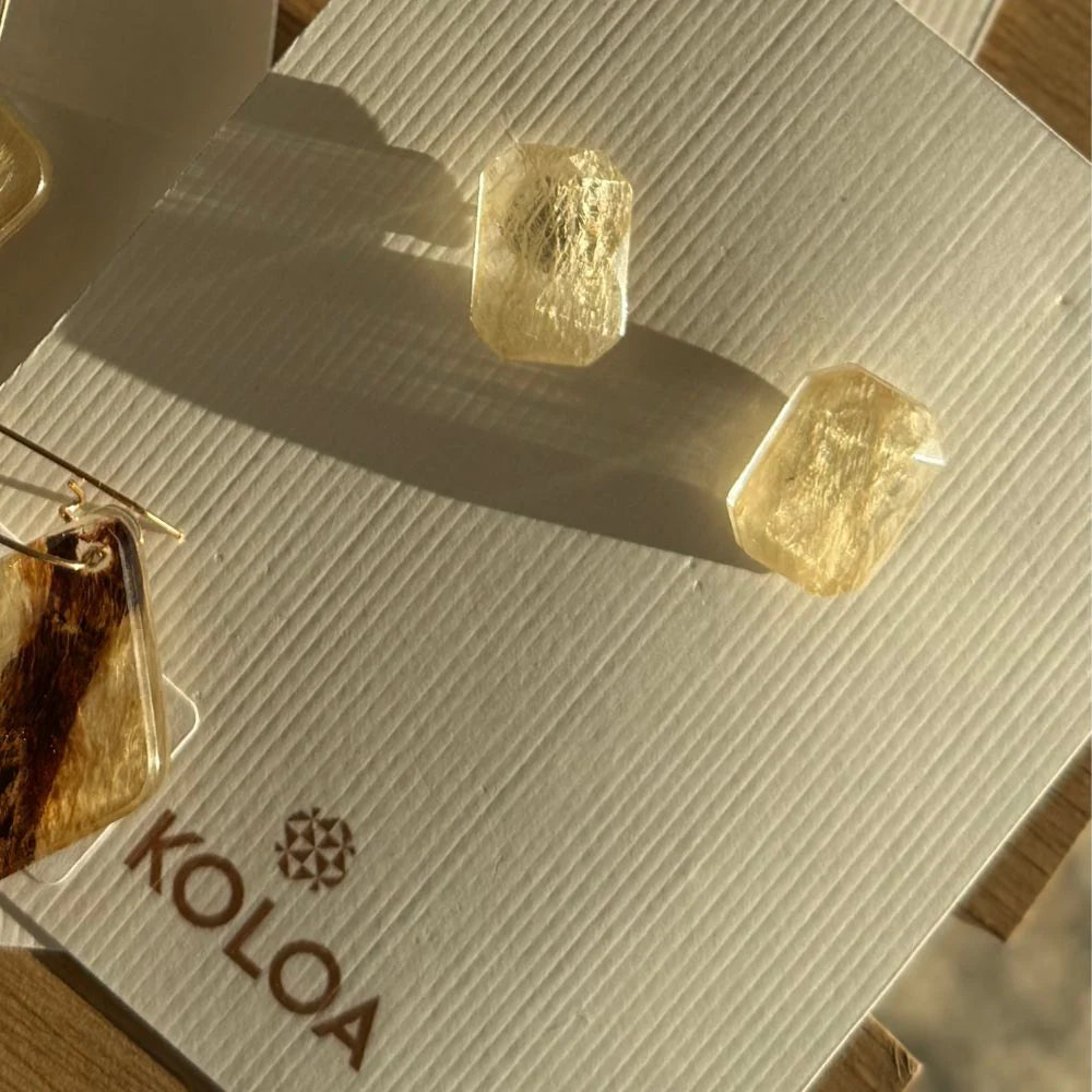 Lavinia Earrings Tapa-Koloa Jewellery-Matakana Pharmacy