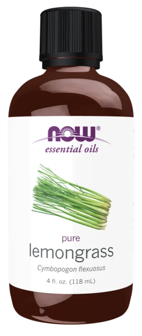 Lemongrass Essential Oil 118ml | NOW Foods-Now Foods-Matakana Pharmacy