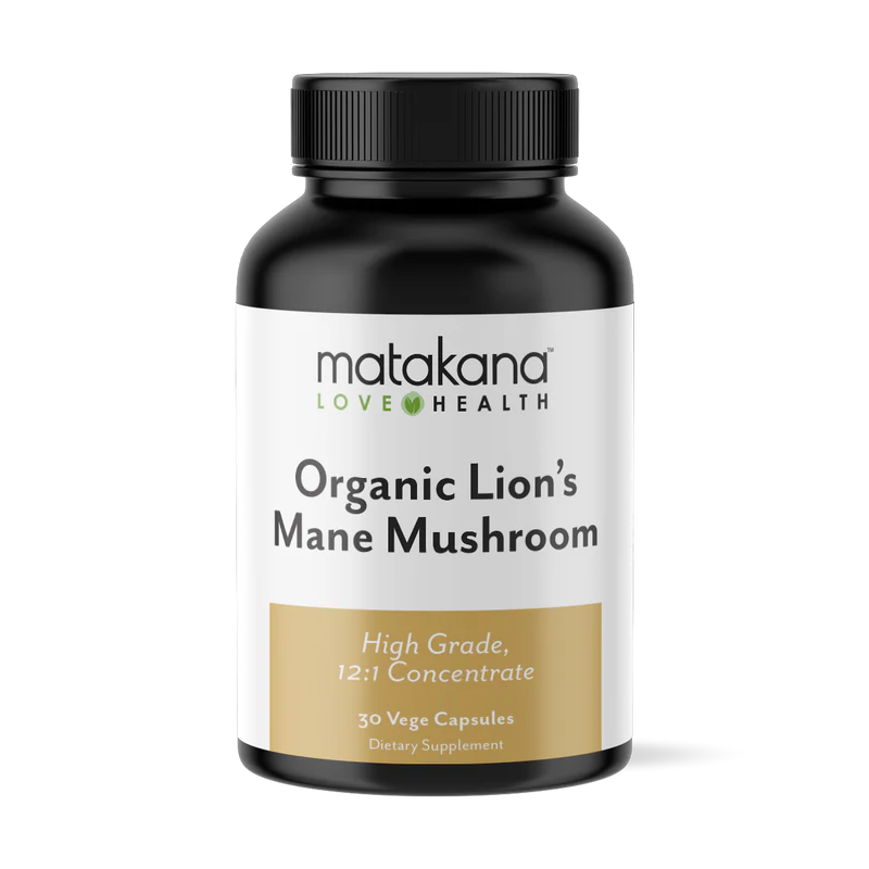 Image of Lion's Mane Mushroom 30 650mg Organic Caps