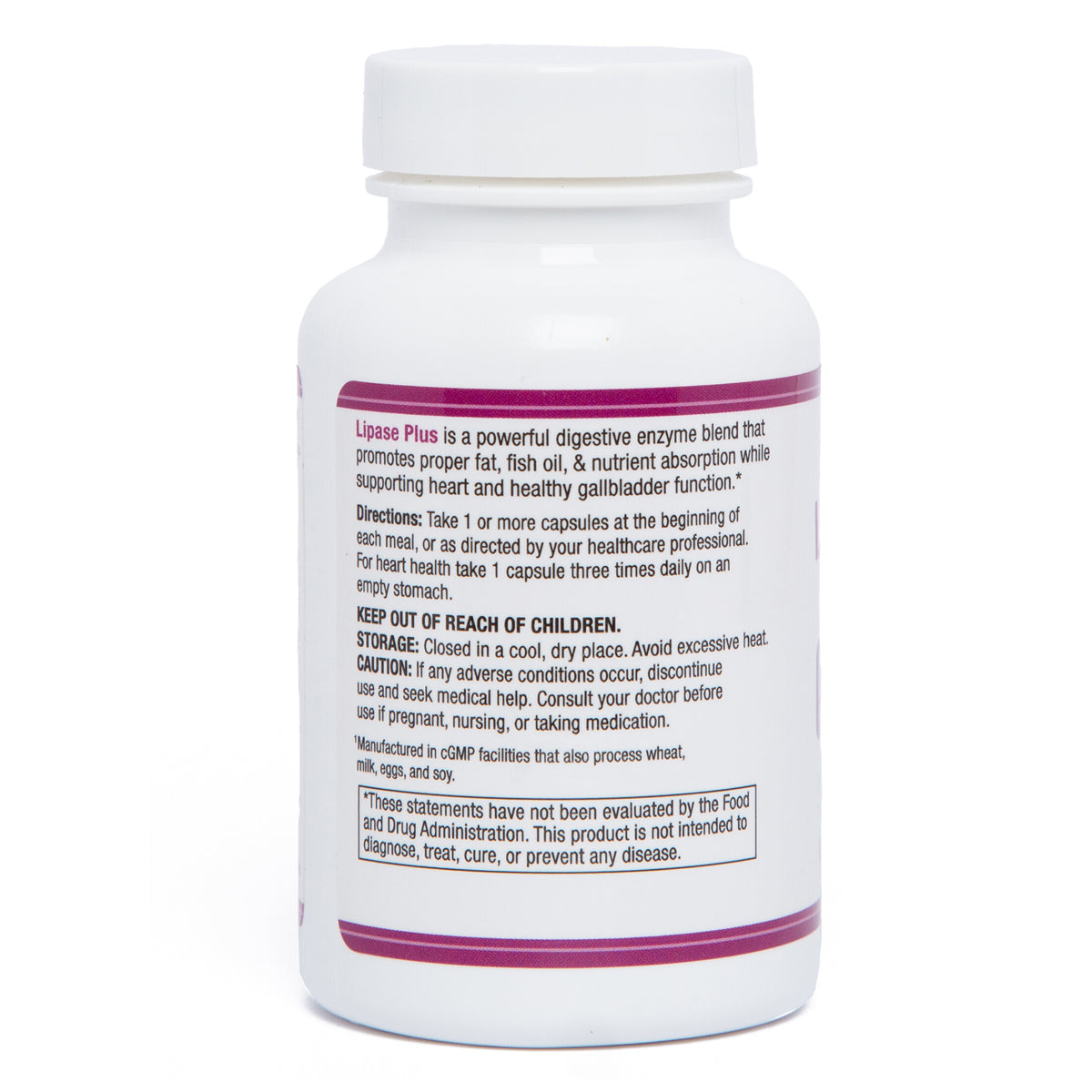 Image of Lipase-HP Plus 90caps directions