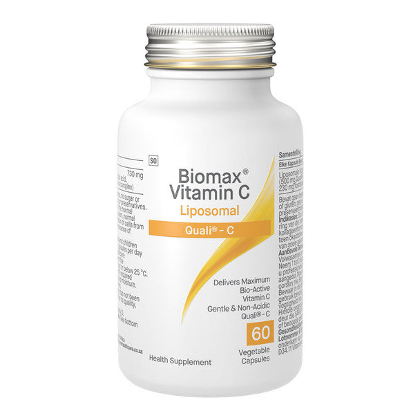 Biomax Liposomal Vitamin C 60 Capsules, front of the pack
