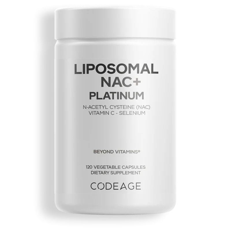 Liposomal NAC+ Platinum 120 Capsules-CODEAGE-Matakana Pharmacy