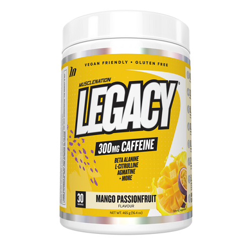 Legacy Pre Workout Mango Passionfruit 465g-MuscleNation-Matakana Pharmacy