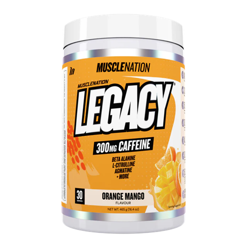 Legacy Pre Workout Orange Mango 465g-MuscleNation-Matakana Pharmacy