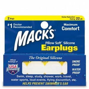 MACKS Silicone Ear Plugs-Matakana Pharmacy