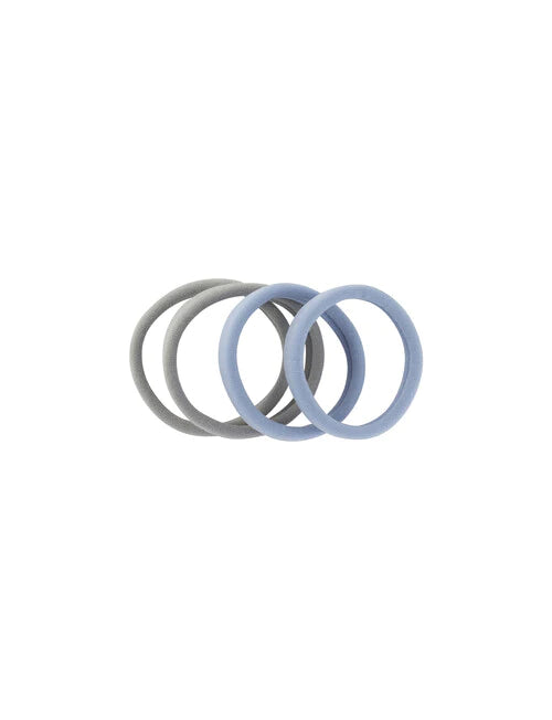 Image of MAE elastics blue and grey 4 pack