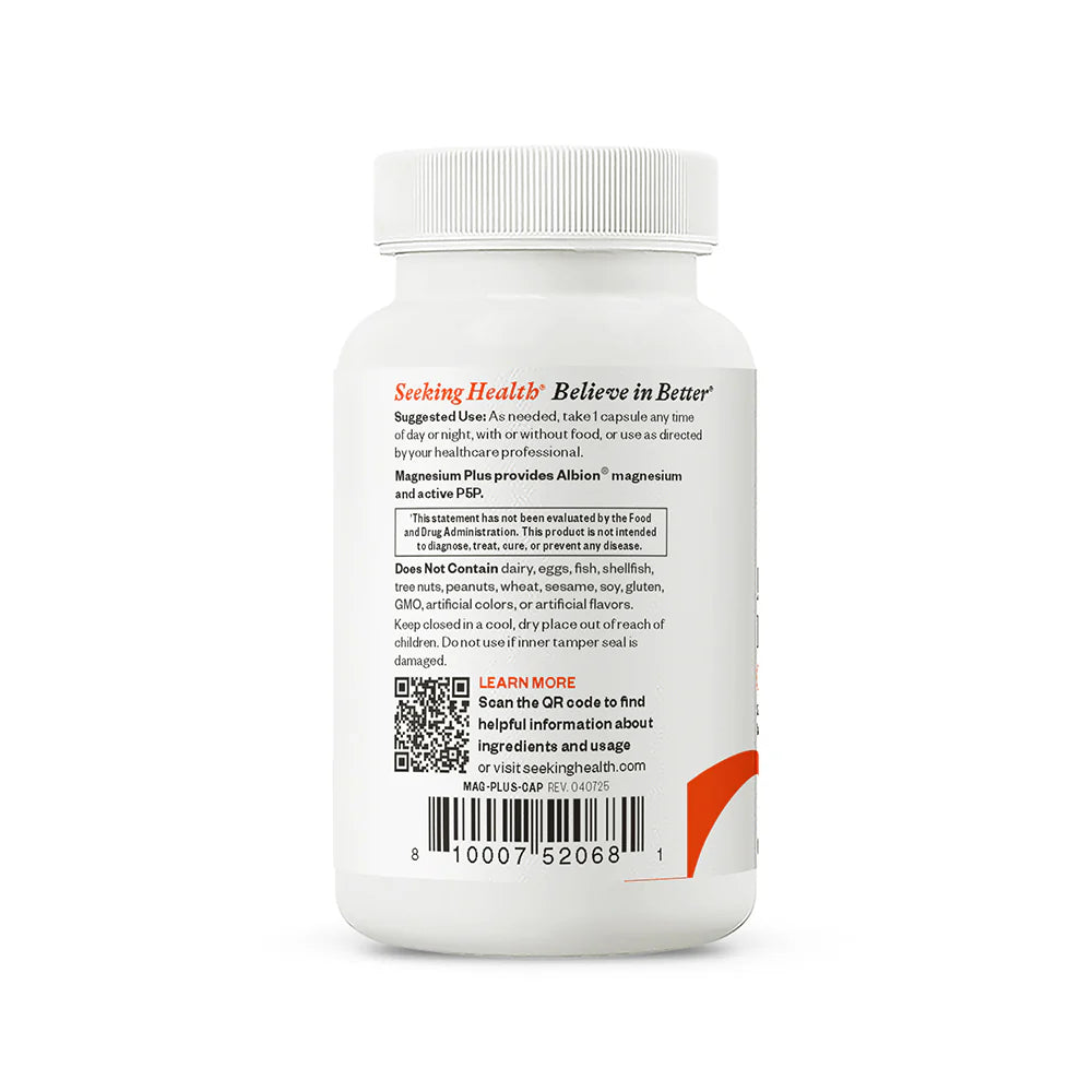 Magnesium Plus 100caps-Seeking Health-Matakana Pharmacy