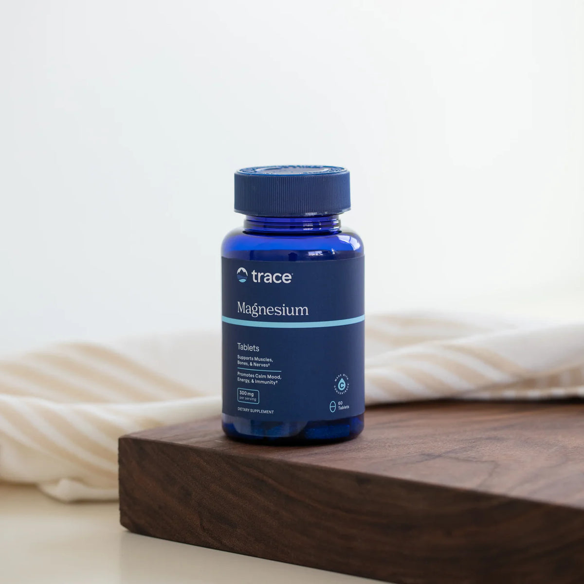 Magnesium 60 Tablets-Trace Minerals-Matakana Pharmacy