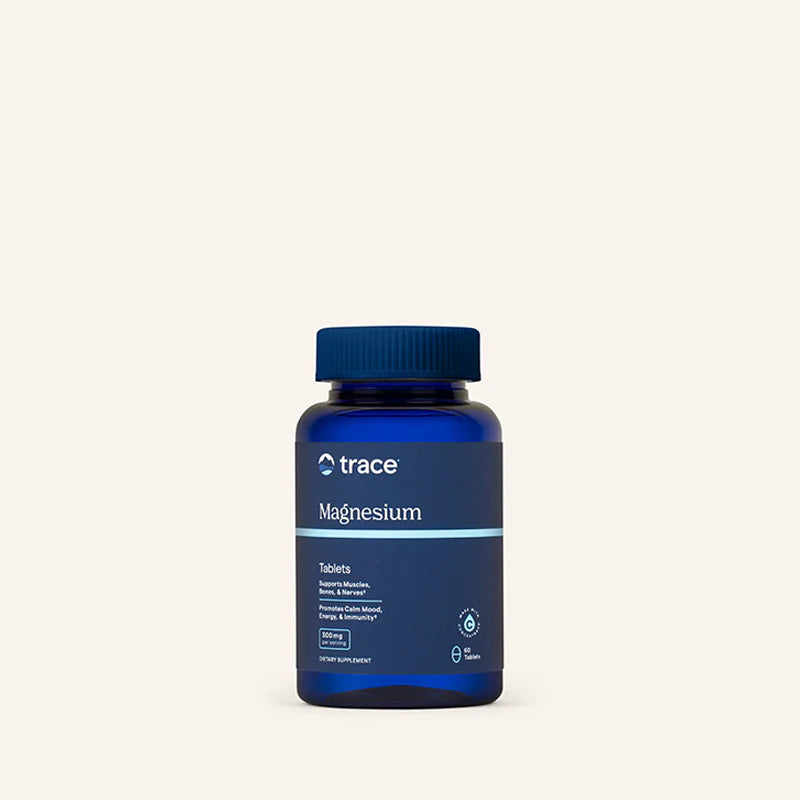 Magnesium 60 Tablets-Trace Minerals-Matakana Pharmacy