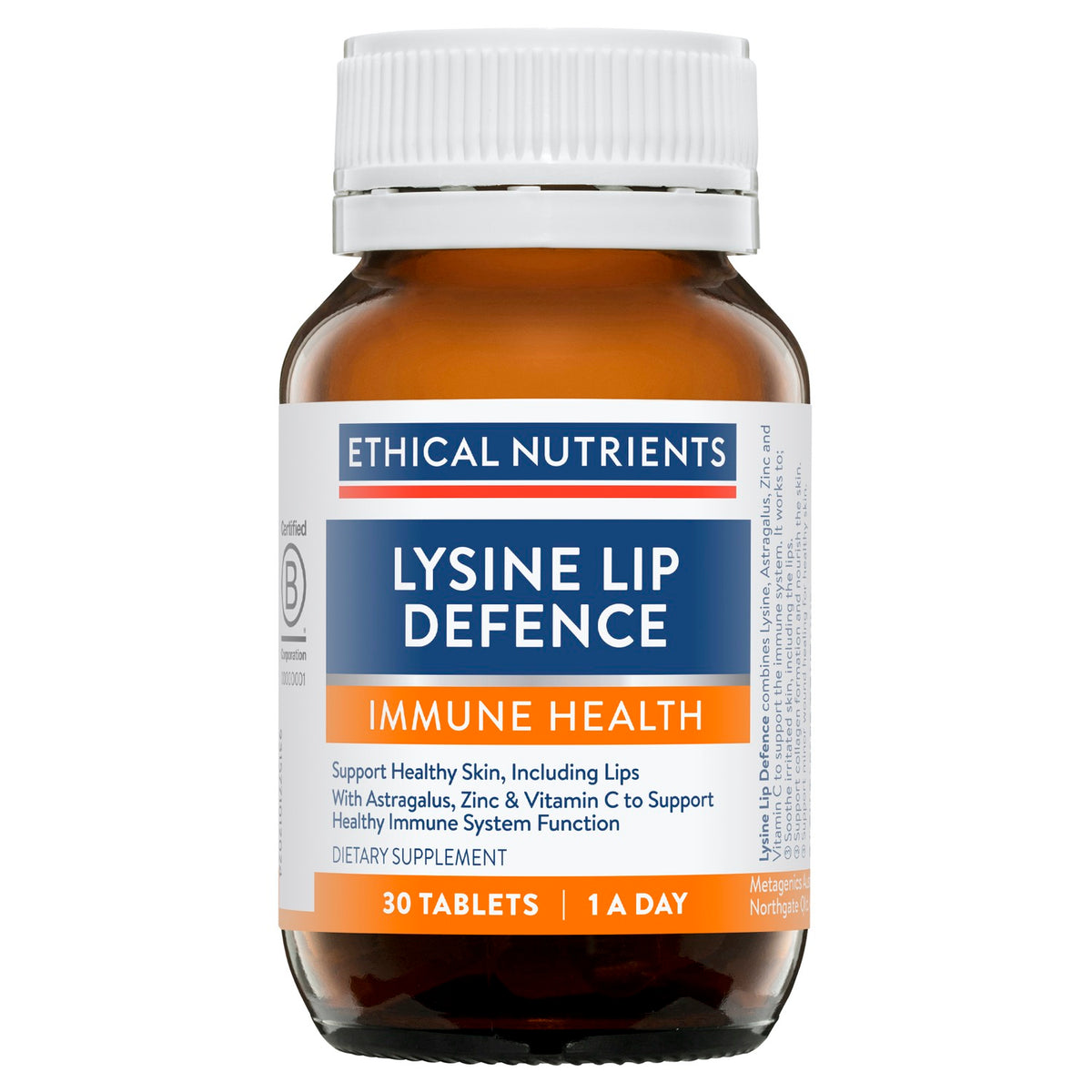 Lysine Lip Defence 30 Tablets-Matakana Pharmacy