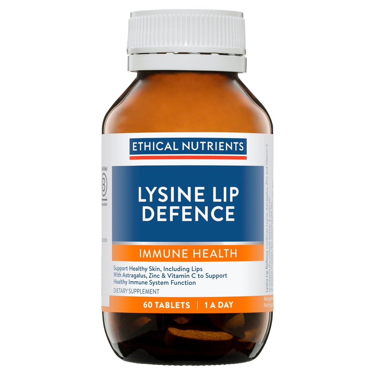 Lysine Lip Defence 60 Tablets-Matakana Pharmacy