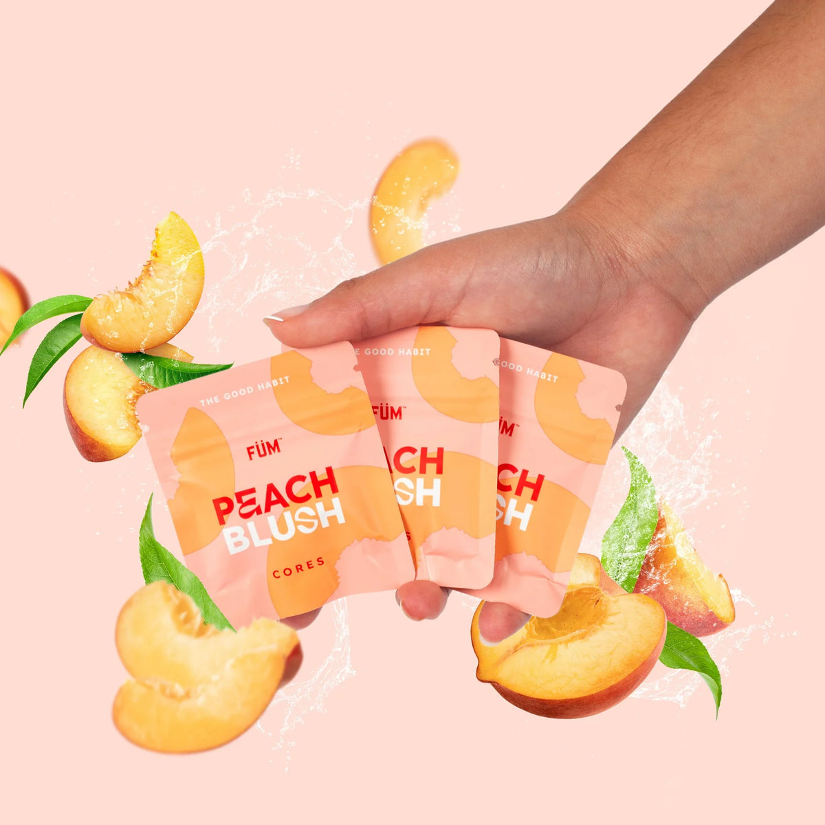 Peach Blush Cores 3 Pack-FUM-Matakana Pharmacy
