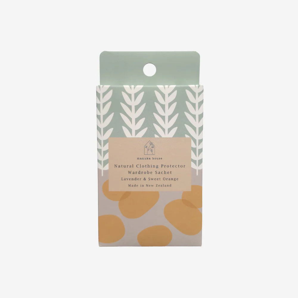 Contemporary Wardrobe Sachet Lavender and Sweet Orange-Manuka House NZ-Matakana Pharmacy