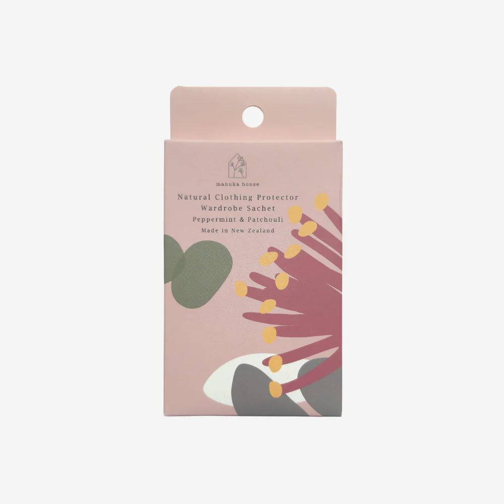 Native Wardrobe Sachet Peppermint and Patchouli-Manuka House NZ-Matakana Pharmacy