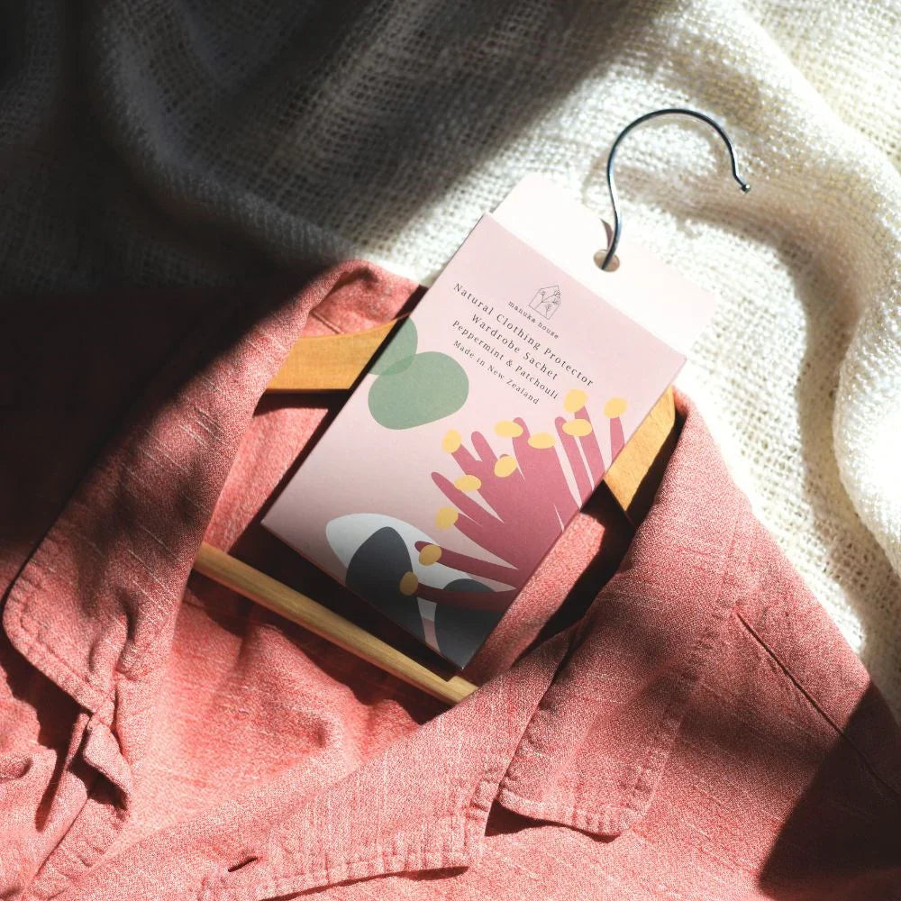 Native Wardrobe Sachet Peppermint and Patchouli-Manuka House NZ-Matakana Pharmacy