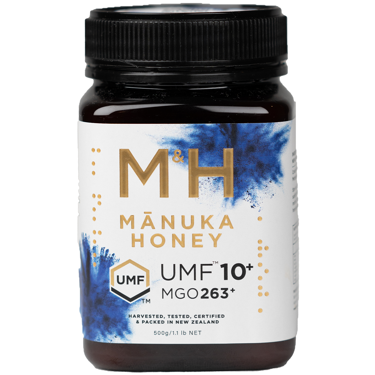 M&H UMF 10+ Manuka Honey 500g-M&H Manuka Honey-Matakana Pharmacy