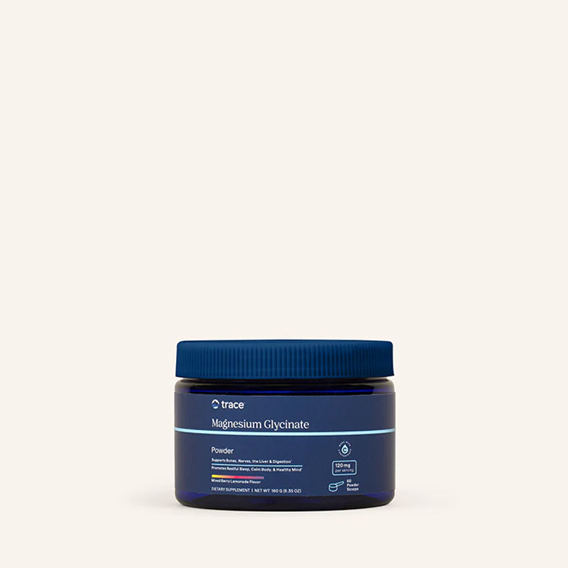 Magnesium Glycinate Powder - Mixed Berry Lemonade 180g-Trace Minerals-Matakana Pharmacy