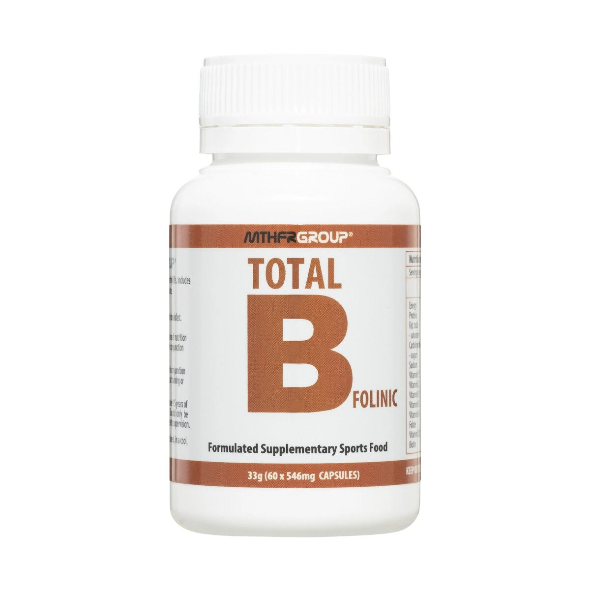 image of MTHFR SUPPORT Total B Folinic 60caps