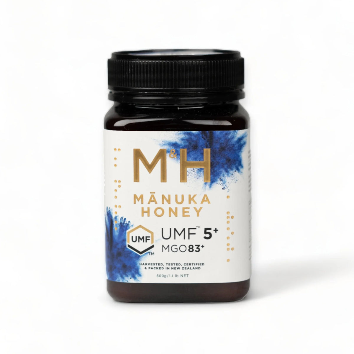 M&H UMF 5+ Manuka Honey 500g-M&H Manuka Honey-Matakana Pharmacy