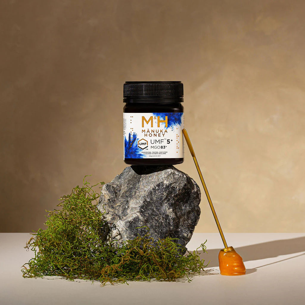 M&H UMF 5+ Manuka Honey 250g-M&H Manuka Honey-Matakana Pharmacy