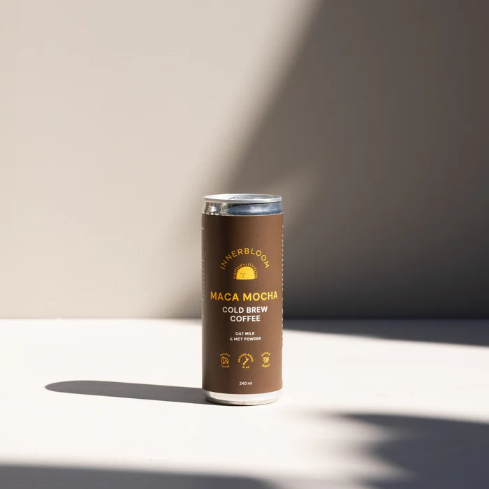 Maca Mocha Cold Brew Coffee Case (12 x 240ml)-Inner Bloom-Matakana Pharmacy