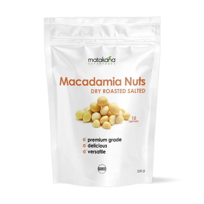 Image of Macadamia Nuts Dry Roasted Salted 250g