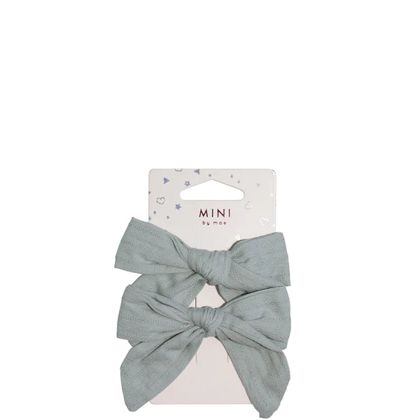 Image of mae alligator clip green 2 pack