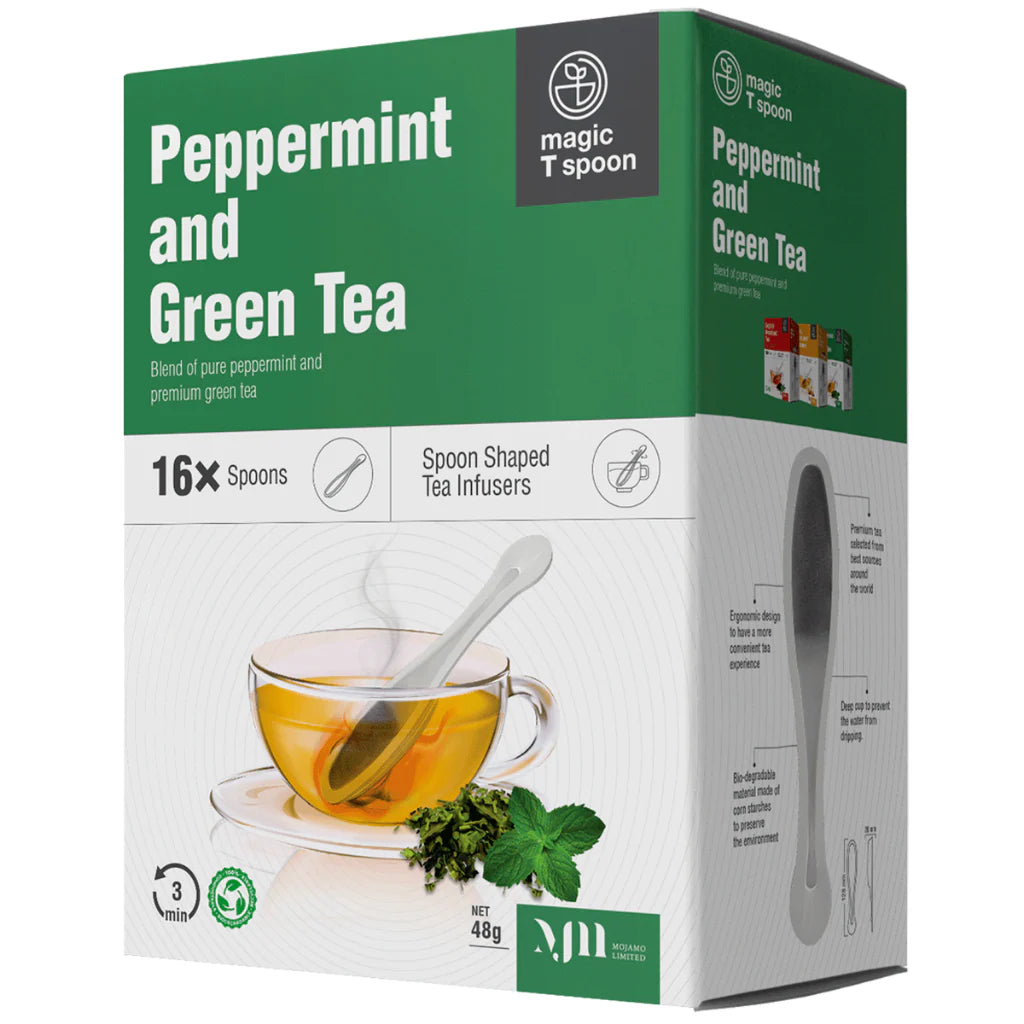 MagicT Spoon Peppermint Green Tea 16s-Magic T-Matakana Pharmacy