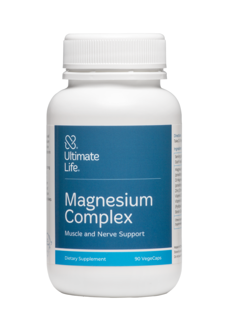 Magnesium Complex 90 veg caps-Ultimate Life-Matakana Pharmacy