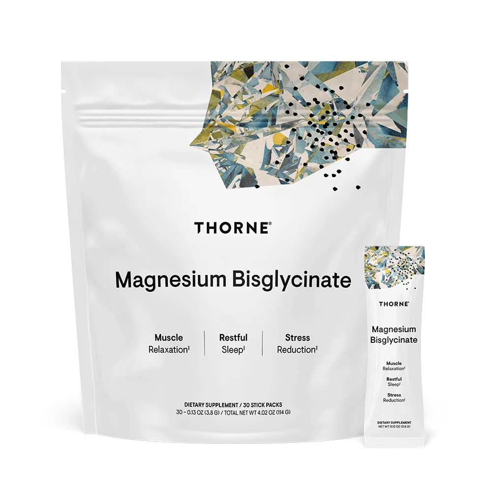 Magnesium Bisglycinate Travel Pack 30 Sticks | THORNE-Thorne-Matakana Pharmacy