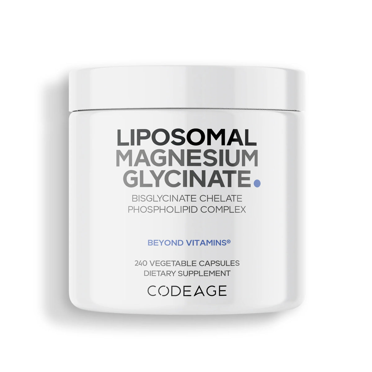 Liposomal Magnesium Glycinate 240 Capsules-CODEAGE-Matakana Pharmacy