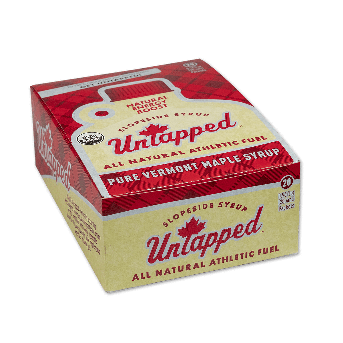 UnTapped Gels Maple Syrup Box of 20 x 30ml Gels