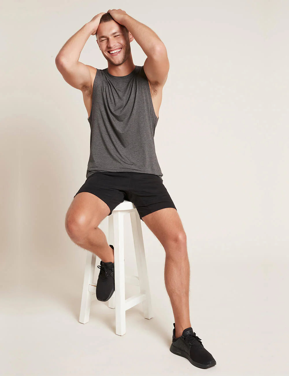 BOODY Men Active Muscle Tee Dark Marl L-Matakana Pharmacy